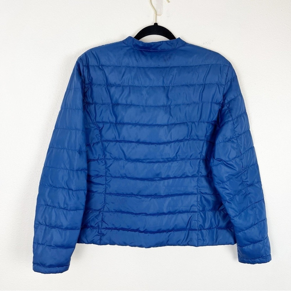 Massimo Dutti Reversible Lightweight Puffer Jacket Blue XL Activewear Outdoors - Picture 4 of 14